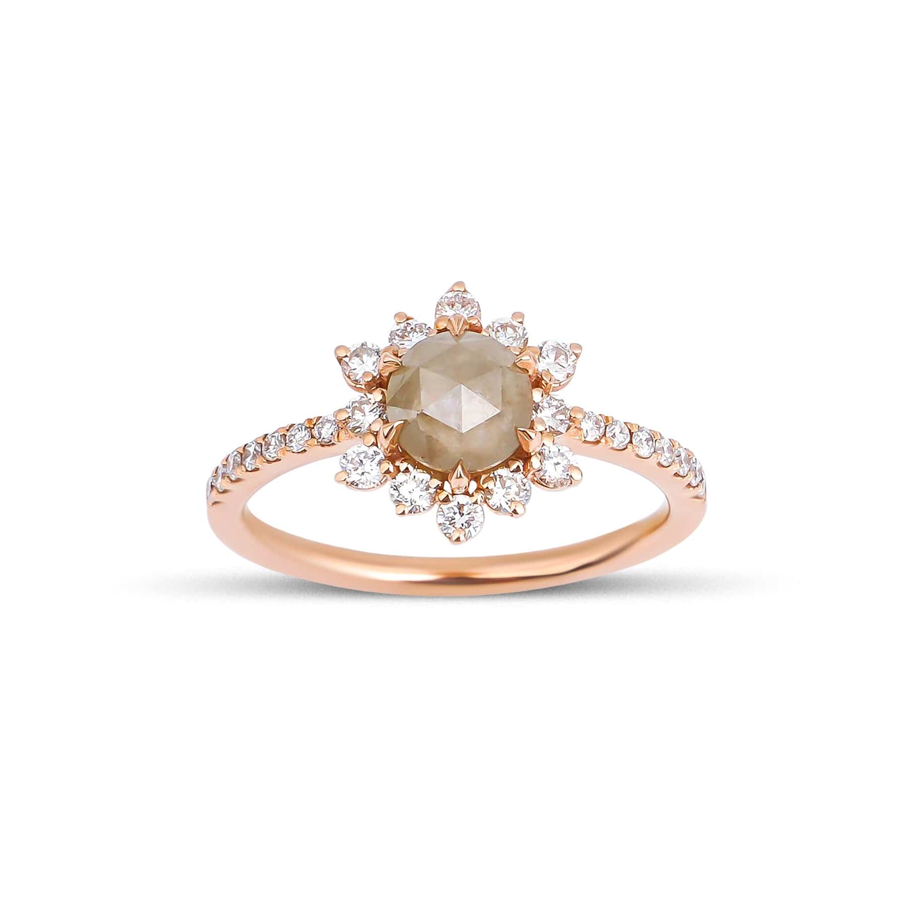 1.60 Karat Salt and Pepper Pırlanta Elmas Tasarım Yüzük - RNF0534 | Tektaş Pırlanta | Ronaff Pırlanta | Tektaş Yüzük, Pırlanta Yüzük, Kolye, Küpe