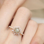 1.60 Karat Salt and Pepper Pırlanta Elmas Tasarım Yüzük - RNF0534 | Tektaş Pırlanta | Ronaff Pırlanta | Tektaş Yüzük, Pırlanta Yüzük, Kolye, Küpe