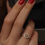 1.60 Karat Salt and Pepper Pırlanta Elmas Tasarım Yüzük - RNF0534 | Tektaş Pırlanta | Ronaff Pırlanta | Tektaş Yüzük, Pırlanta Yüzük, Kolye, Küpe