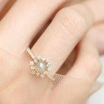 1.60 Karat Salt and Pepper Pırlanta Elmas Tasarım Yüzük - RNF0534 | Tektaş Pırlanta | Ronaff Pırlanta | Tektaş Yüzük, Pırlanta Yüzük, Kolye, Küpe