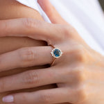 1.67 Karat London Blue Topaz Pırlantalı Yüzük - RNF0140 | Renkli Pırlantalı Yüzükler | Ronaff Pırlanta | Tektaş Yüzük, Pırlanta Yüzük, Kolye, Küpe