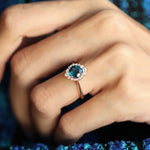 1.67 Karat London Blue Topaz Pırlantalı Yüzük - RNF0140 | Renkli Pırlantalı Yüzükler | Ronaff Pırlanta | Tektaş Yüzük, Pırlanta Yüzük, Kolye, Küpe