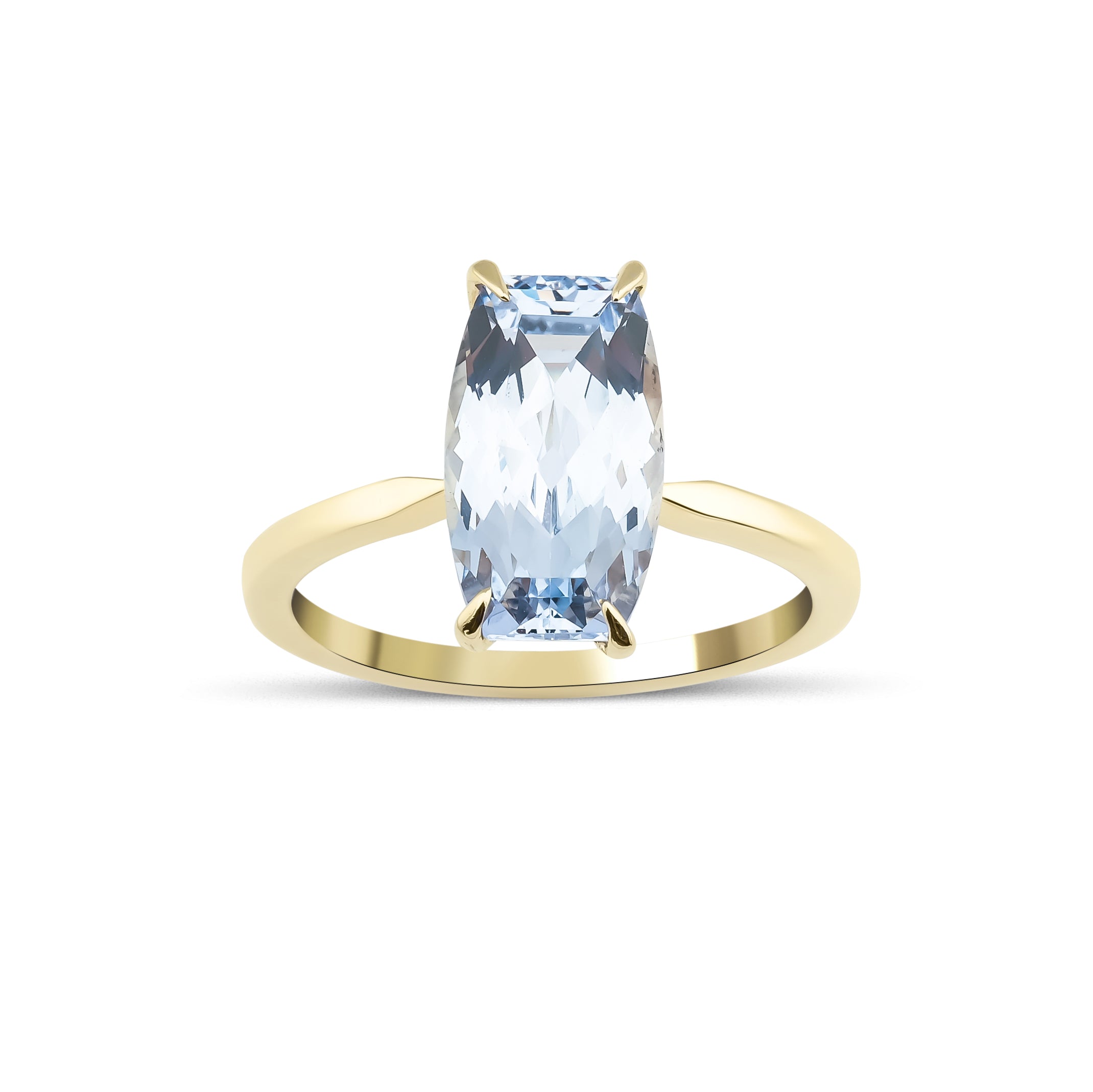 1.68 Karat Mavi Topaz Özel Kesim ve Tasarım Tektaş Yüzük - RNF0701 | Tasarım Yüzük | Ronaff Pırlanta | Tektaş Yüzük, Pırlanta Yüzük, Kolye, Küpe