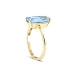 1.68 Karat Mavi Topaz Özel Kesim ve Tasarım Tektaş Yüzük - RNF0701 | Tasarım Yüzük | Ronaff Pırlanta | Tektaş Yüzük, Pırlanta Yüzük, Kolye, Küpe