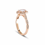 1.79 Karat Morganit Pırlantalı Vintage Yüzük - RNF0219 | Renkli Taşlı Yüzükler | Ronaff Pırlanta | Tektaş Yüzük, Pırlanta Yüzük, Kolye, Küpe