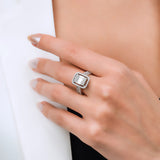 0.72 Karat Baget Kesim & 0.40 Karat Kenar Taşları Pırlanta Tektaş Yüzük - RNF0743 | Pırlanta Yüzük | Ronaff Pırlanta | Tektaş Yüzük, Pırlanta Yüzük, Kolye, Küpe