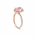 1.90 Karat Morganit Pırlantalı Yüzük - RNF0644 | Renkli Taşlı Yüzükler | Ronaff Pırlanta | Tektaş Yüzük, Pırlanta Yüzük, Kolye, Küpe