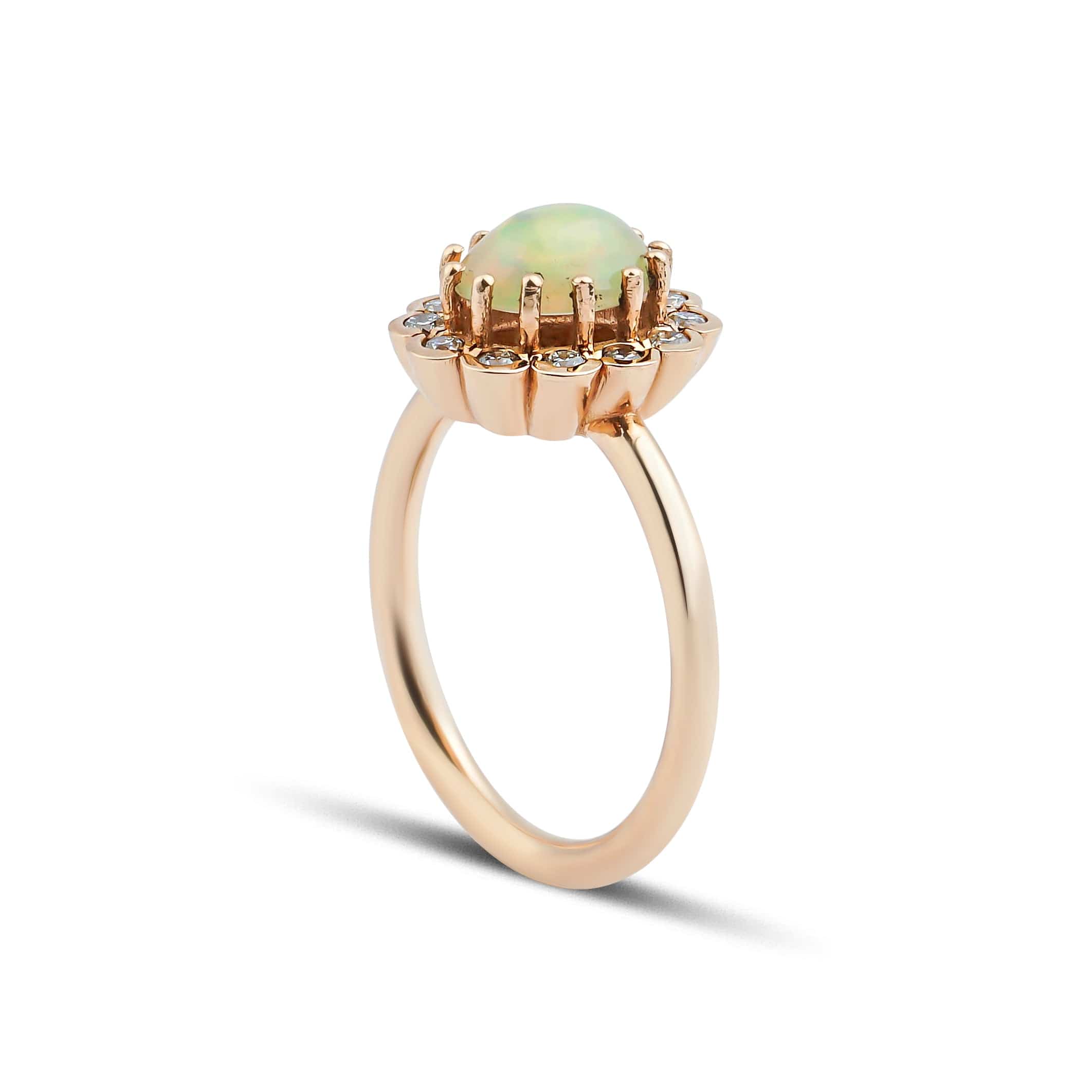 1.96 Karat Opal Pırlantalı Yüzük | Renkli Pırlantalı Yüzükler | Ronaff Pırlanta | Tektaş Yüzük, Pırlanta Yüzük, Kolye, Küpe