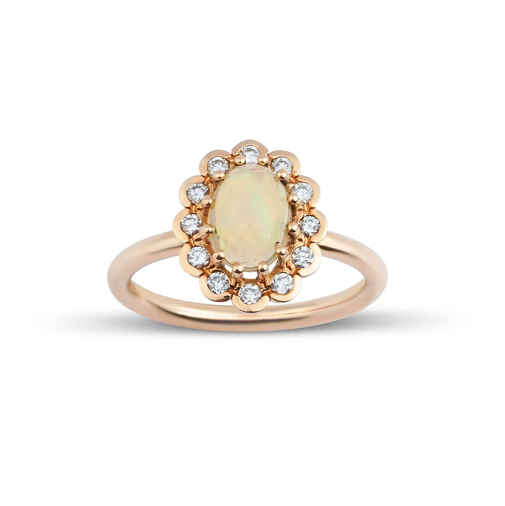 1.96 Karat Oval Opal Pırlantalı Yüzük - RNF0245 | Ronaff Pırlanta | Tektaş Yüzük, Pırlanta Yüzük, Kolye, Küpe