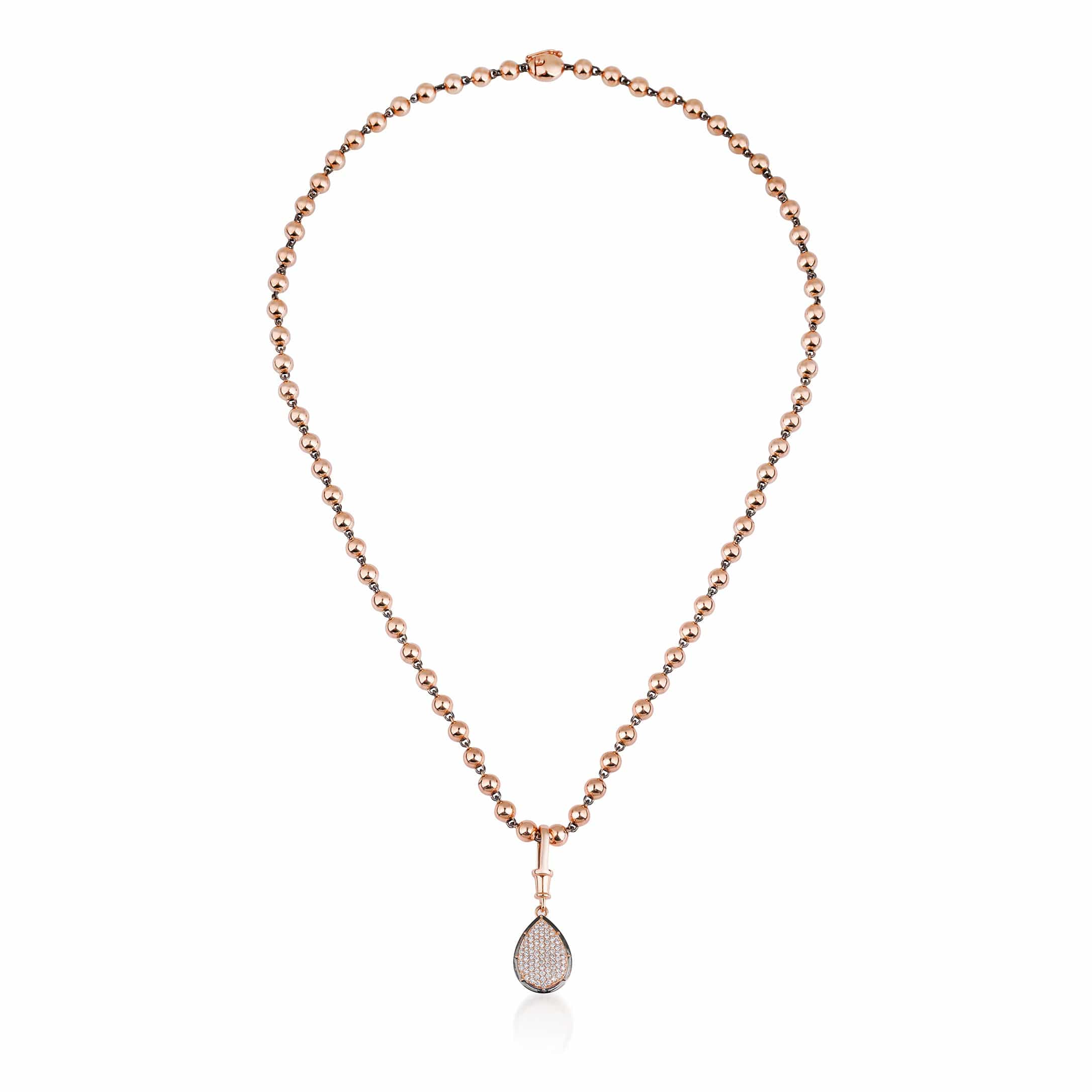 1.96 Karat Özel Tasarım Golden Marble Vintage Kolye - RNF0586 | Pırlanta Kolye | Ronaff Pırlanta | Tektaş Yüzük, Pırlanta Yüzük, Kolye, Küpe