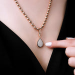 1.96 Karat Özel Tasarım Golden Marble Vintage Kolye - RNF0586 | Pırlanta Kolye | Ronaff Pırlanta | Tektaş Yüzük, Pırlanta Yüzük, Kolye, Küpe