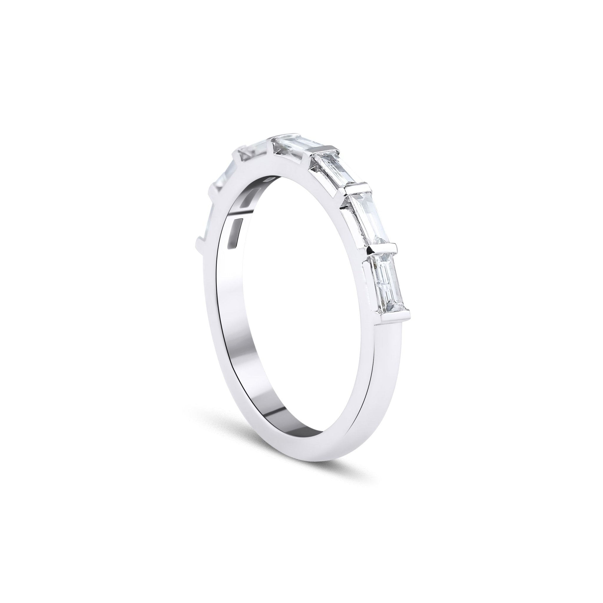 0.42 Karat Baget Kesim Yarımtur Pırlanta Yüzük - RNF0711 | Pırlanta Yüzük | Ronaff Pırlanta | Tektaş Yüzük, Pırlanta Yüzük, Kolye, Küpe