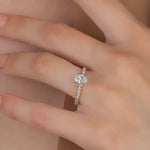 0.68 Karat Kenar Taşlı GIA/HRD sertifikalı Tektaş Pırlantalı Evlilik Yüzüğü - RNF0718 | Pırlanta Yüzük | Ronaff Pırlanta | Tektaş Yüzük, Pırlanta Yüzük, Kolye, Küpe