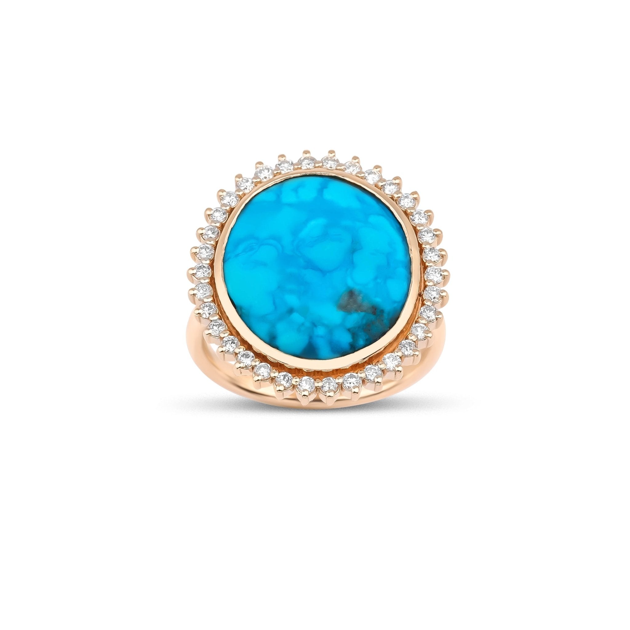 8.75 Karat Opal & Pırlantalı Özel Tasarım Yüzük ( Ocean Ring ) - RNF0706 | Renkli Taşlı Yüzükler | Ronaff Pırlanta | Tektaş Yüzük, Pırlanta Yüzük, Kolye, Küpe