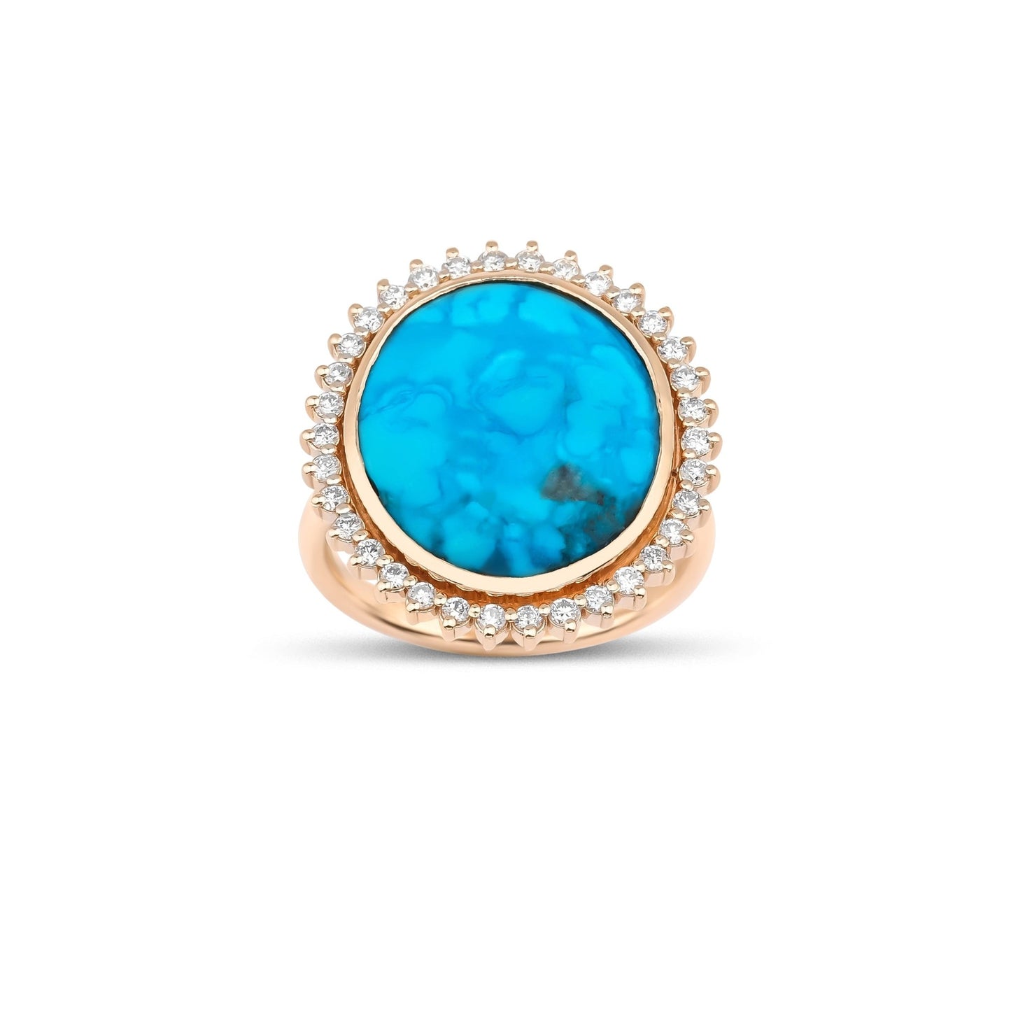 8.75 Karat Opal & Pırlantalı Özel Tasarım Yüzük ( Ocean Ring ) - RONAFF PIRLANTA