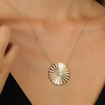 0.17 Karat Pırlantalı Sun Kolye - RNF0738 | Pırlanta Kolye | Ronaff Pırlanta | Tektaş Yüzük, Pırlanta Yüzük, Kolye, Küpe