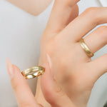 14 Ayar Sarı Altın Yüzüklerin Efendisi Alyans (The One Ring ) - RNF0703 | Tasarım Alyans | Ronaff Pırlanta | Tektaş Yüzük, Pırlanta Yüzük, Kolye, Küpe