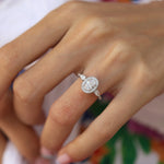 0.75 Karat Oval Merkez & 0.50 Karat Yuvarlak Kesim & 0.20 Karat Damla Kesim Pırlanta GIA/HRD Sertifikalı Özel Tasarım Tektaş Teklif Yüzüğü - RNF0714 | oval | Ronaff Pırlanta | Tektaş Yüzük, Pırlanta Yüzük, Kolye, Küpe