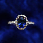 1.80 Karat Oval Kesim Safir & 0.34 Karat Yuvarlak Kesim Pırlantalı Yüzük - RNF0667 | Renkli Taşlı Yüzükler | Ronaff Pırlanta | Tektaş Yüzük, Pırlanta Yüzük, Kolye, Küpe