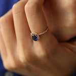 1.80 Karat Oval Kesim Safir & 0.34 Karat Yuvarlak Kesim Pırlantalı Yüzük - RNF0667 | Renkli Taşlı Yüzükler | Ronaff Pırlanta | Tektaş Yüzük, Pırlanta Yüzük, Kolye, Küpe