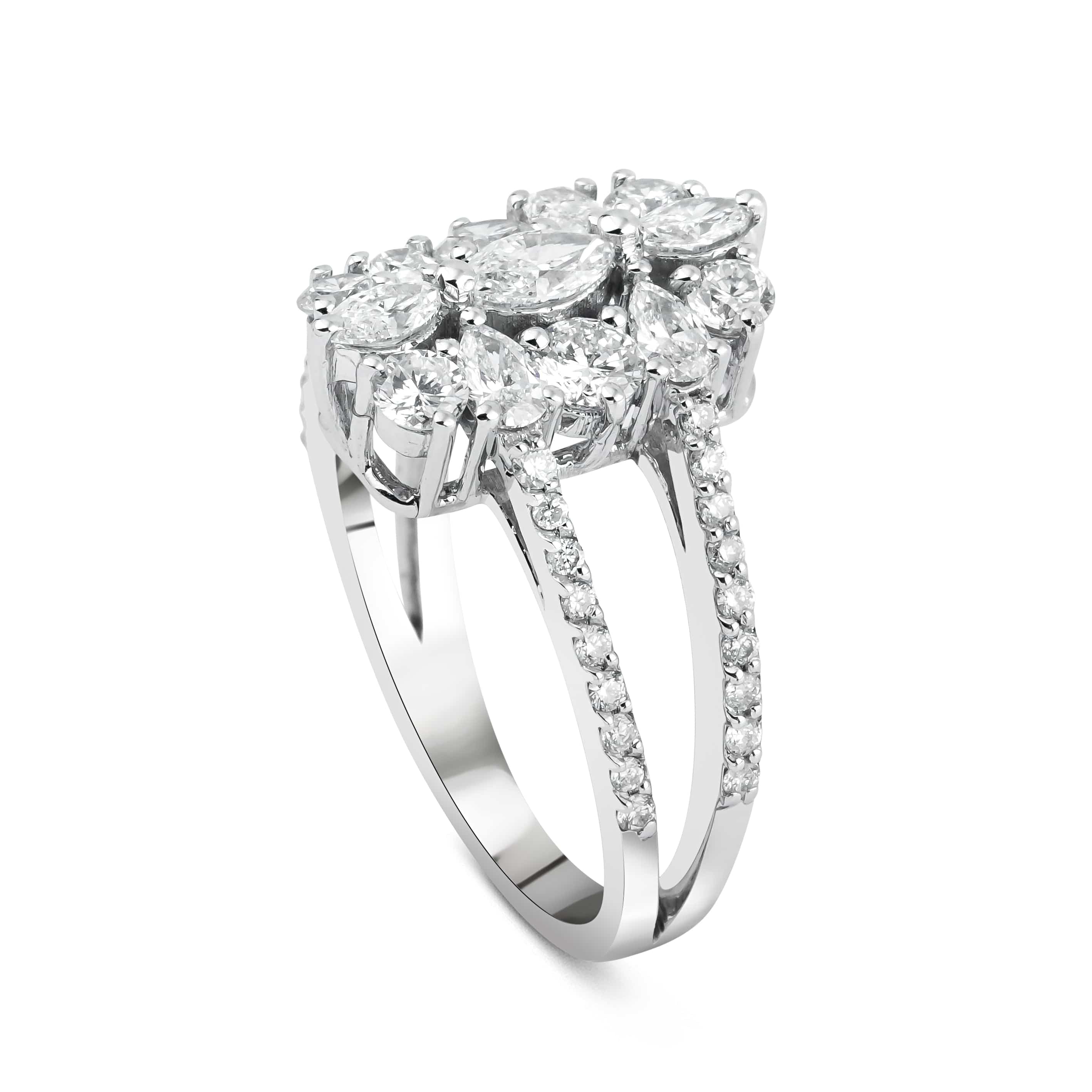 2.05 Karat Fantezi Kesim Pırlantalı Yüzük - RNF0507 | Tektaş Pırlanta | Ronaff Pırlanta | Tektaş Yüzük, Pırlanta Yüzük, Kolye, Küpe