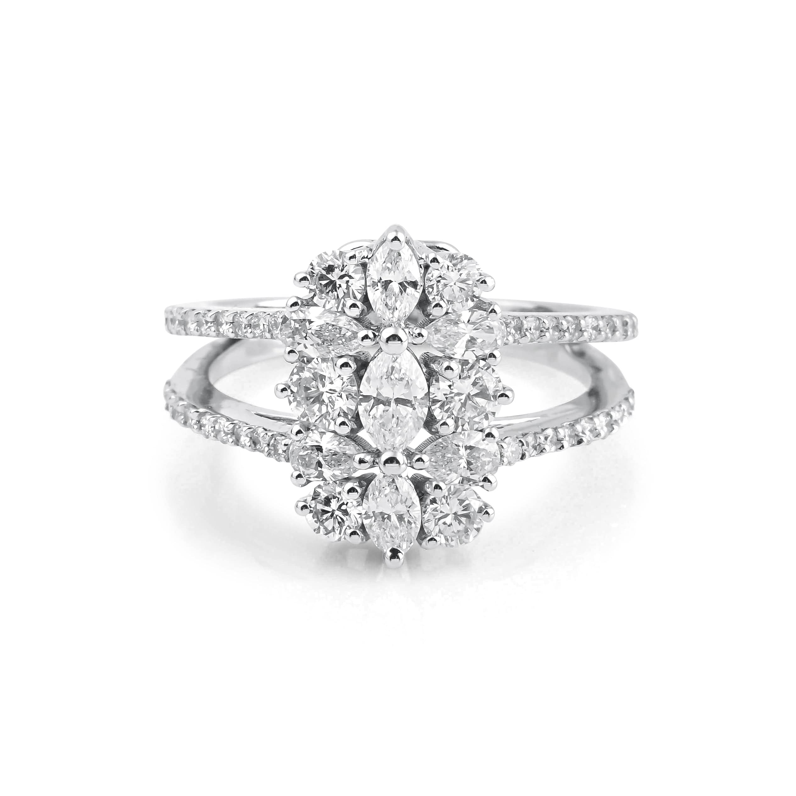 2.05 Karat Fantezi Kesim Pırlantalı Yüzük - RNF0507 | Tektaş Pırlanta | Ronaff Pırlanta | Tektaş Yüzük, Pırlanta Yüzük, Kolye, Küpe