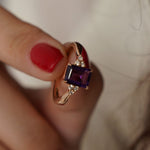 2.12 Karat Ametist Pırlantalı Yüzük - RNF0312 | Renkli Taşlı Yüzükler | Ronaff Pırlanta | Tektaş Yüzük, Pırlanta Yüzük, Kolye, Küpe