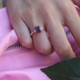 2.12 Karat Ametist Pırlantalı Yüzük - RNF0312 | Renkli Taşlı Yüzükler | Ronaff Pırlanta | Tektaş Yüzük, Pırlanta Yüzük, Kolye, Küpe