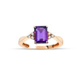 2.12 Karat Ametist Pırlantalı Yüzük - RNF0312 | Renkli Taşlı Yüzükler | Ronaff Pırlanta | Tektaş Yüzük, Pırlanta Yüzük, Kolye, Küpe