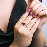 2.12 Karat Ametist Pırlantalı Yüzük - RNF0312 | Renkli Taşlı Yüzükler | Ronaff Pırlanta | Tektaş Yüzük, Pırlanta Yüzük, Kolye, Küpe