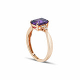 2.12 Karat Ametist Pırlantalı Yüzük - RNF0312 | Renkli Taşlı Yüzükler | Ronaff Pırlanta | Tektaş Yüzük, Pırlanta Yüzük, Kolye, Küpe