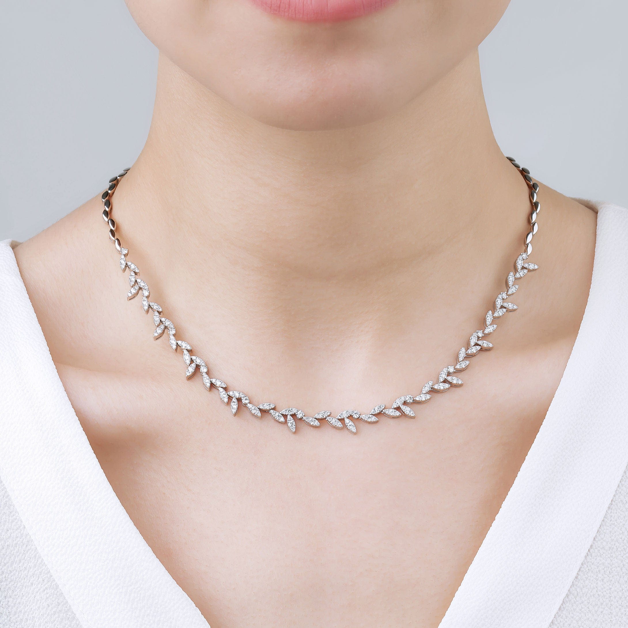 2.27 Karat Özel Tasarım Pırlanta Gerdanlık - RNF0144 | Gerdanlık | Ronaff Pırlanta | Tektaş Yüzük, Pırlanta Yüzük, Kolye, Küpe