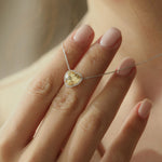 2.58 Karat Kalp Quartz Taşı ve Pırlantalı Tasarım Kolye - RNF0674 | Pırlanta Kolye | Ronaff Pırlanta | Tektaş Yüzük, Pırlanta Yüzük, Kolye, Küpe