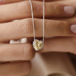 2.58 Karat Kalp Quartz Taşı ve Pırlantalı Tasarım Kolye - RNF0674 | Pırlanta Kolye | Ronaff Pırlanta | Tektaş Yüzük, Pırlanta Yüzük, Kolye, Küpe