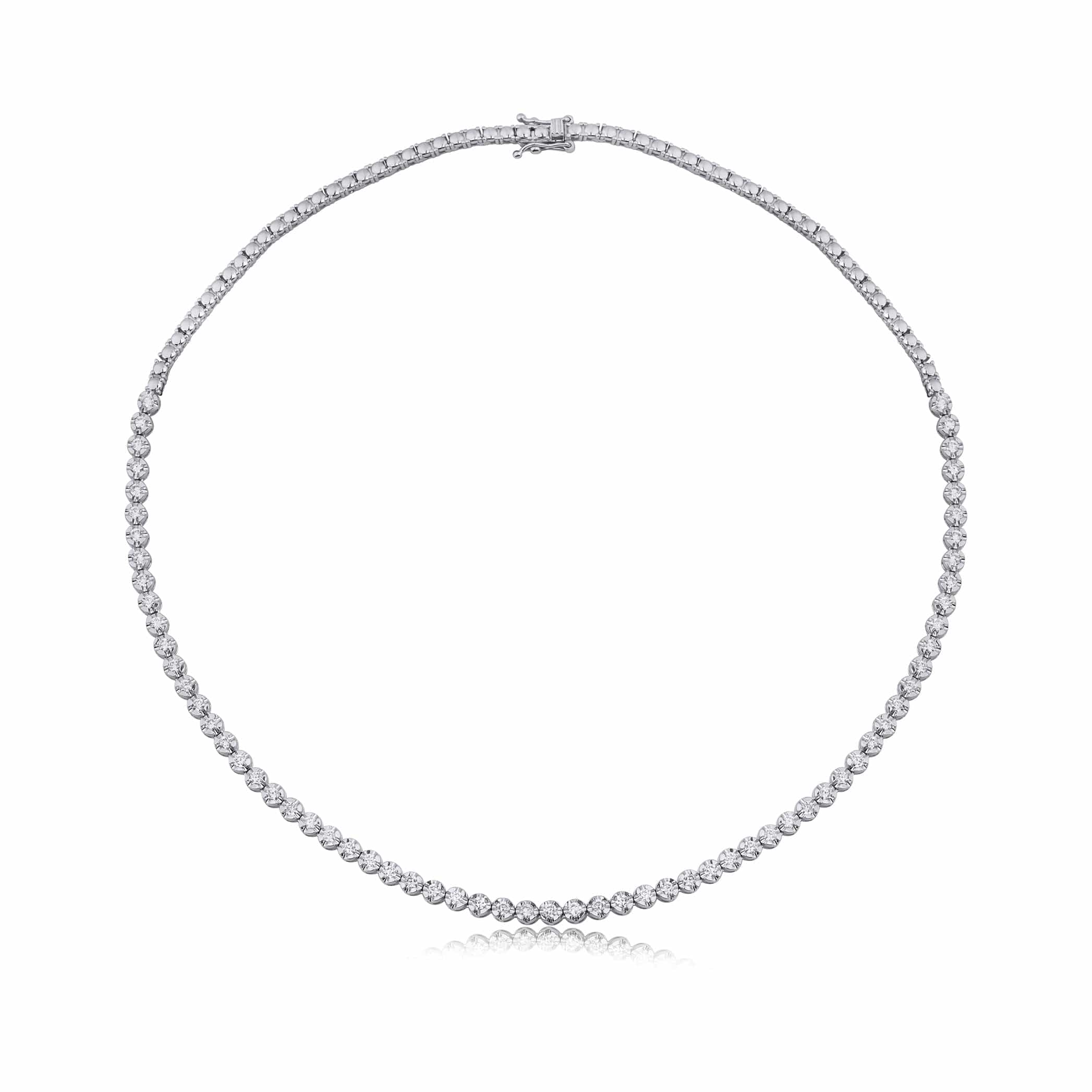 2.60 Karat Su Yolu Pırlanta Gerdanlık - RNF0595 | Gerdanlık | Ronaff Pırlanta | Tektaş Yüzük, Pırlanta Yüzük, Kolye, Küpe