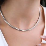 2.60 Karat Su Yolu Pırlanta Gerdanlık - RNF0595 | Gerdanlık | Ronaff Pırlanta | Tektaş Yüzük, Pırlanta Yüzük, Kolye, Küpe