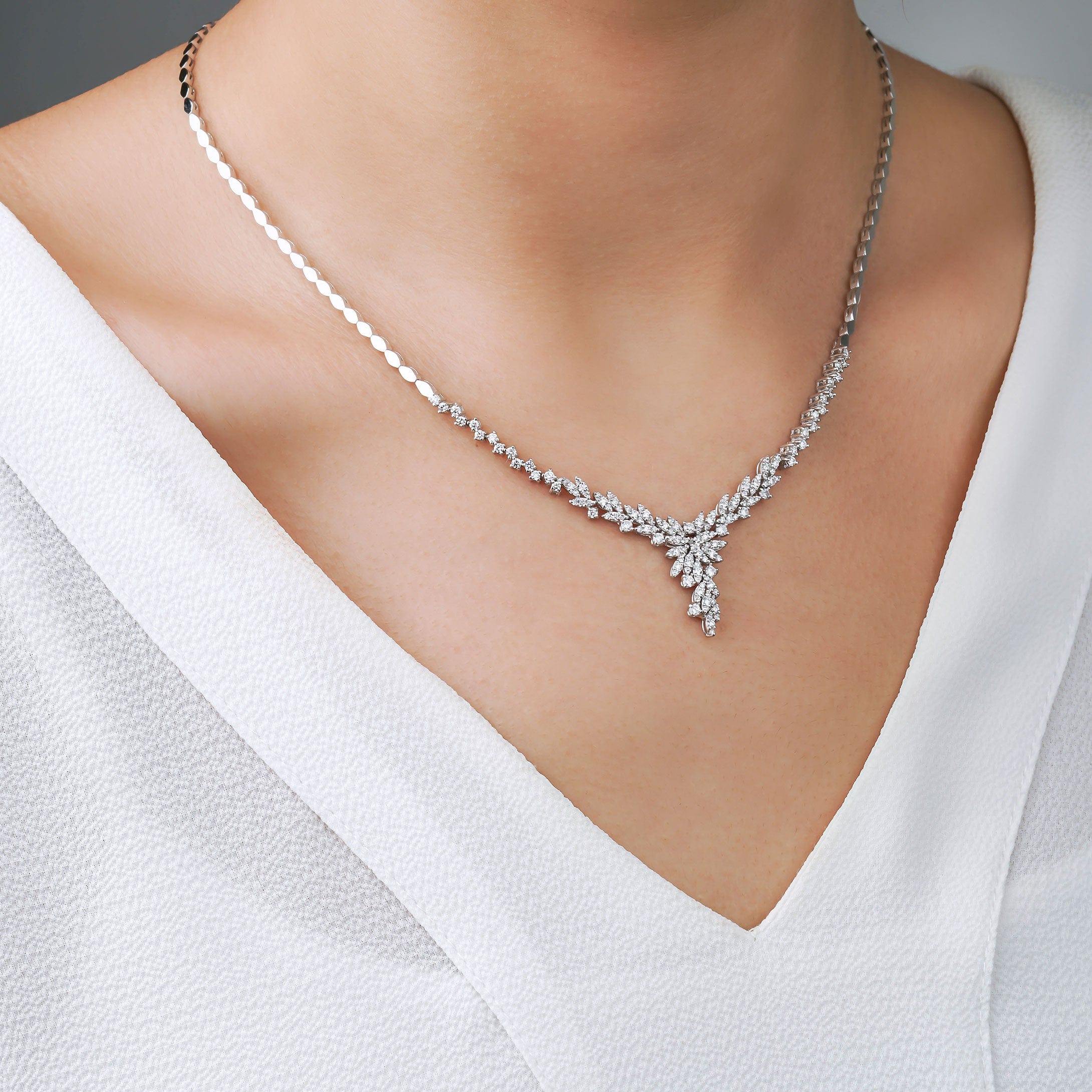 2.70 Karat Pırlanta Gerdanlık - RNF0162 | Gerdanlık | Ronaff Pırlanta | Tektaş Yüzük, Pırlanta Yüzük, Kolye, Küpe