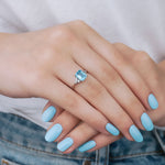 2.72 Karat Aquamarine Pırlantalı Yüzük - RNF0160 | Renkli Pırlantalı Yüzükler | Ronaff Pırlanta | Tektaş Yüzük, Pırlanta Yüzük, Kolye, Küpe