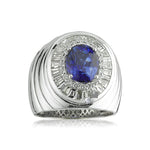 2.80 Karat Natural Safir & 1.50 Karat Baget Kesim Pırlantalı Yüzük - RNF0164 | Renkli Taşlı Yüzükler | Ronaff Pırlanta | Tektaş Yüzük, Pırlanta Yüzük, Kolye, Küpe