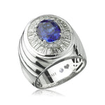 2.80 Karat Natural Safir & 1.50 Karat Baget Kesim Pırlantalı Yüzük - RNF0164 | Renkli Taşlı Yüzükler | Ronaff Pırlanta | Tektaş Yüzük, Pırlanta Yüzük, Kolye, Küpe