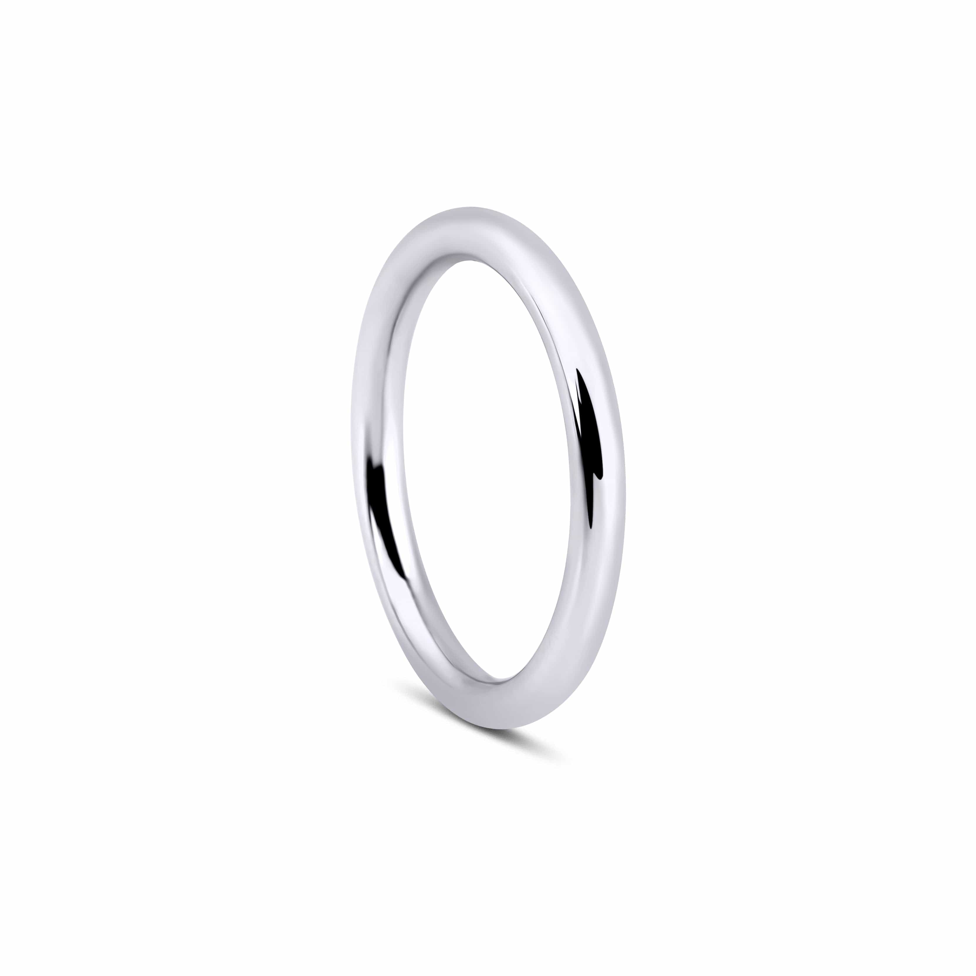 2 mm Çift Beyaz Altın Full Bombeli Alyans - RNF0572 | Alyans | Ronaff Pırlanta | Tektaş Yüzük, Pırlanta Yüzük, Kolye, Küpe