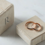 3 mm& 4 mm 14 Ayar Şeftali Rengi Bombeli Altın Alyans - RNF0721 | Alyans | Ronaff Pırlanta | Tektaş Yüzük, Pırlanta Yüzük, Kolye, Küpe