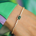 3.00 ct Zümrüt Pırlantalı Özel Tasarım Bileklik - RNF0676 | Pırlanta Bileklik | Ronaff Pırlanta | Tektaş Yüzük, Pırlanta Yüzük, Kolye, Küpe