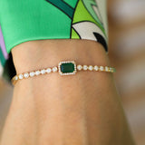 3.00 ct Zümrüt Pırlantalı Özel Tasarım Bileklik - RNF0676 | Pırlanta Bileklik | Ronaff Pırlanta | Tektaş Yüzük, Pırlanta Yüzük, Kolye, Küpe