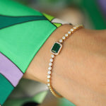 3.00 ct Zümrüt Pırlantalı Özel Tasarım Bileklik - RNF0676 | Pırlanta Bileklik | Ronaff Pırlanta | Tektaş Yüzük, Pırlanta Yüzük, Kolye, Küpe