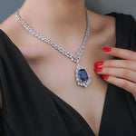 36.64 Karat Safir Pırlantalı Gerdanlık - RNF0210 | Gerdanlık | Ronaff Pırlanta | Tektaş Yüzük, Pırlanta Yüzük, Kolye, Küpe