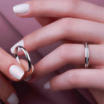 3 mm Pırlantalı Beyaz Altın Tek Bombeli Alyans - RNF0574 | Alyans | Ronaff Pırlanta | Tektaş Yüzük, Pırlanta Yüzük, Kolye, Küpe