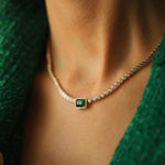 4.10 ct Zümrüt Pırlantalı Özel Tasarım Kolye - RNF0675 | Renkli Taşlı Kolyeler | Ronaff Pırlanta | Tektaş Yüzük, Pırlanta Yüzük, Kolye, Küpe