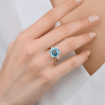 5.44 Karat Emerald Kesim Aquamarine Pırlantalı Yüzük - RNF0645 | Renkli Taşlı Yüzükler | Ronaff Pırlanta | Tektaş Yüzük, Pırlanta Yüzük, Kolye, Küpe