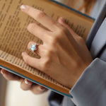 5.44 Karat Emerald Kesim Aquamarine Pırlantalı Yüzük - RNF0645 | Renkli Taşlı Yüzükler | Ronaff Pırlanta | Tektaş Yüzük, Pırlanta Yüzük, Kolye, Küpe